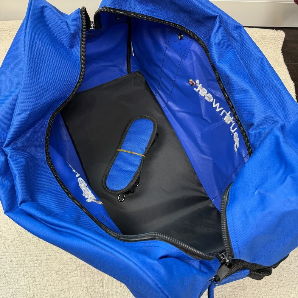 Southwest Airlines Blue Duffel Bag Travel Carry On Embroidered Logo HALO 24 Inch